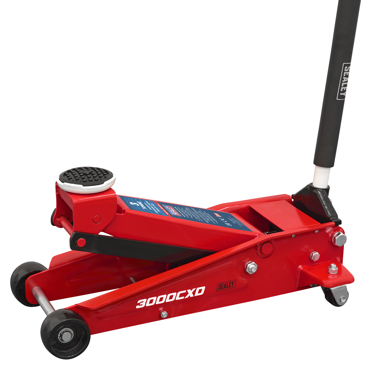 Sealey 3000CXD Quick Lift Standard Chassis Trolley Jack 3 Tonne