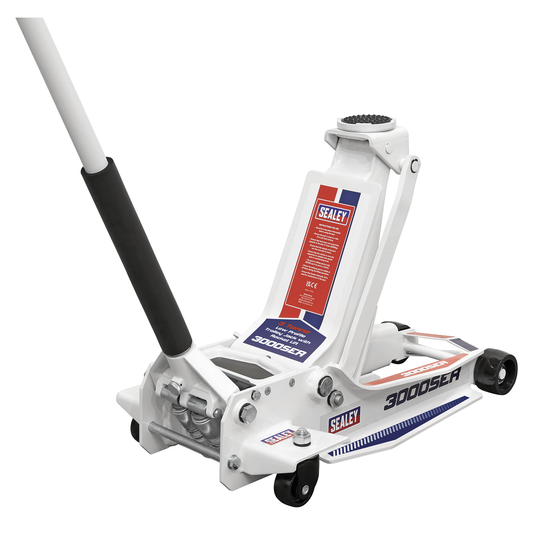 Sealey 3000SER Low Profile Trolley Jack with Rocket Lift 3 Tonne