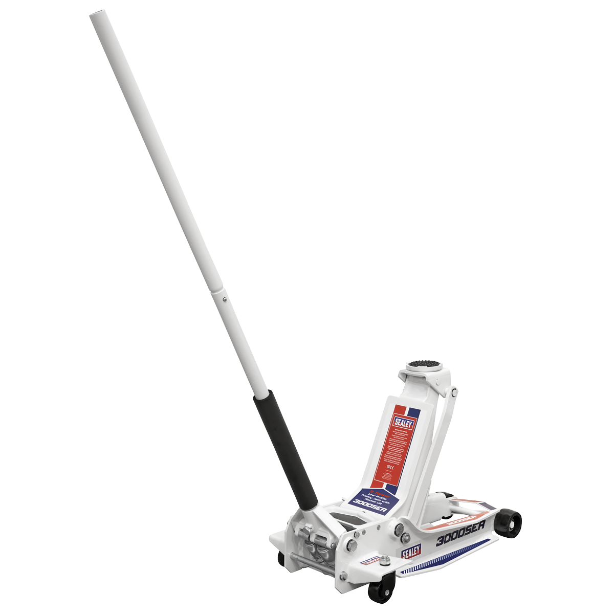 Sealey 3000SER Low Profile Trolley Jack with Rocket Lift 3 Tonne