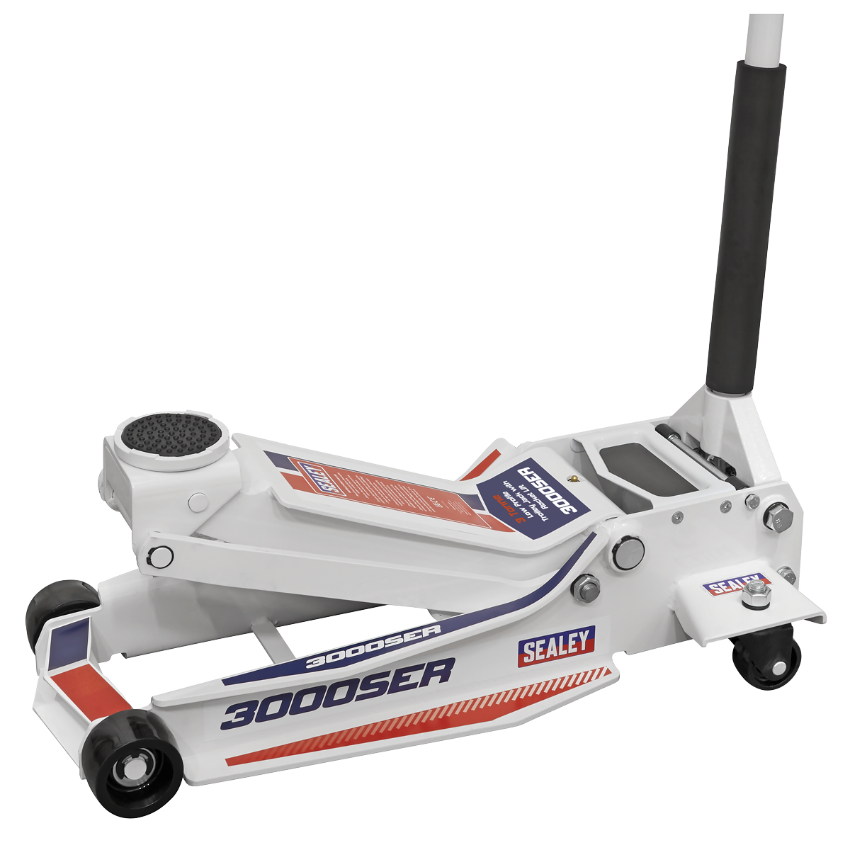 Sealey 3000SER Low Profile Trolley Jack with Rocket Lift 3 Tonne