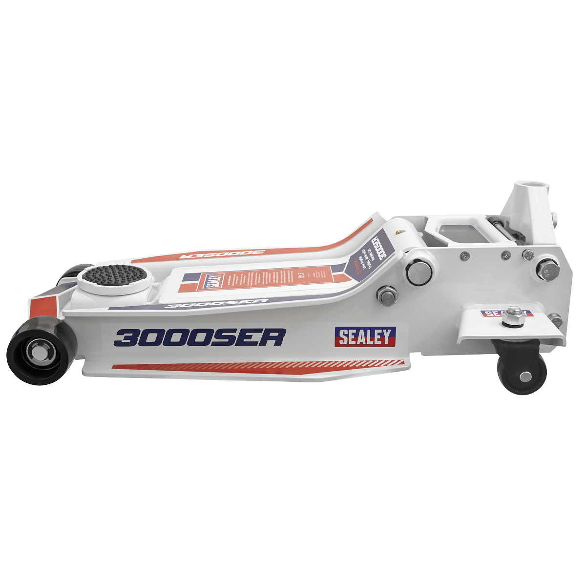 Sealey 3000SER Low Profile Trolley Jack with Rocket Lift 3 Tonne