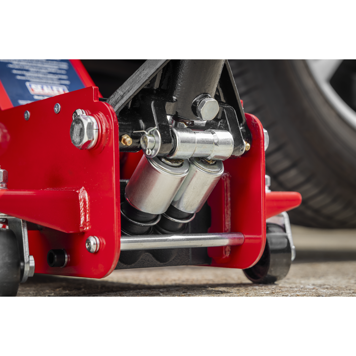 Sealey 3500CXD Trolley Jack with Super Rocket Lift 3.5 Tonne