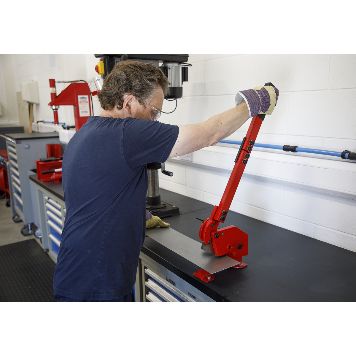 Sealey 3S/4R Metal Cutting Shears 11mm 4mm Capacity 10mm