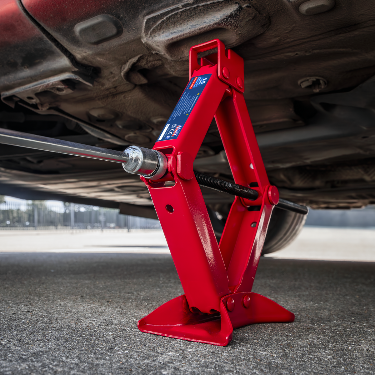 Sealey 58M Heavy-Duty Scissor Jack 1.5 Tonne