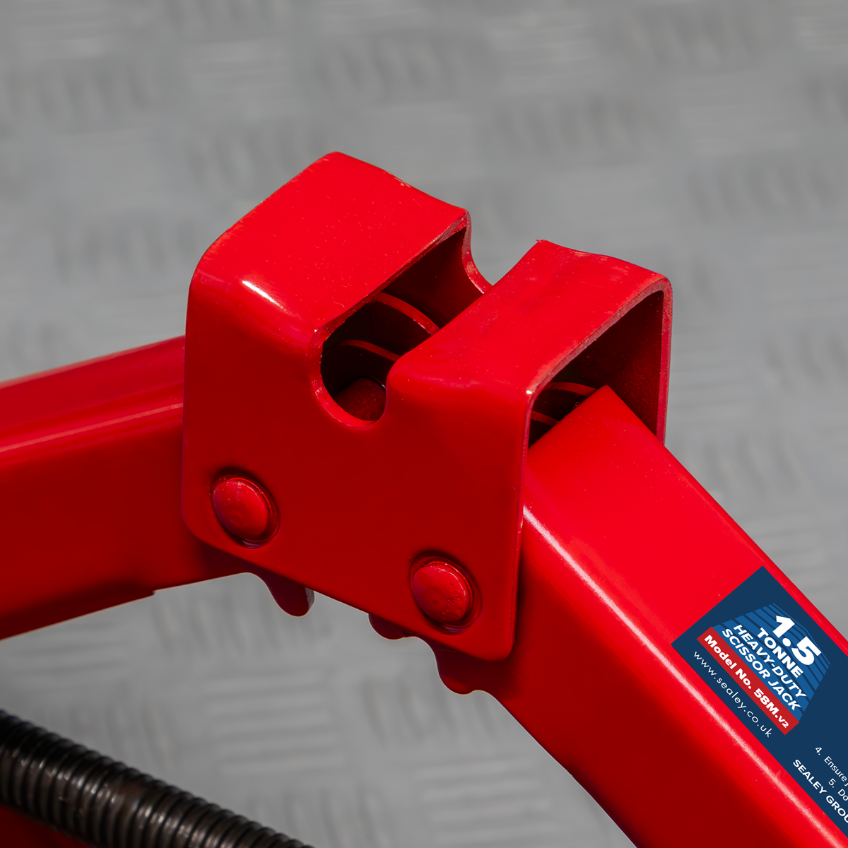 Sealey 58M Heavy-Duty Scissor Jack 1.5 Tonne