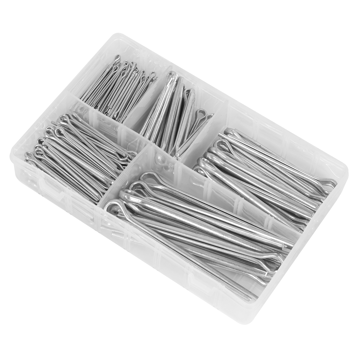Sealey AB003SP Metric/Imperial Split Pin Assortment 230pc - Large Sizes