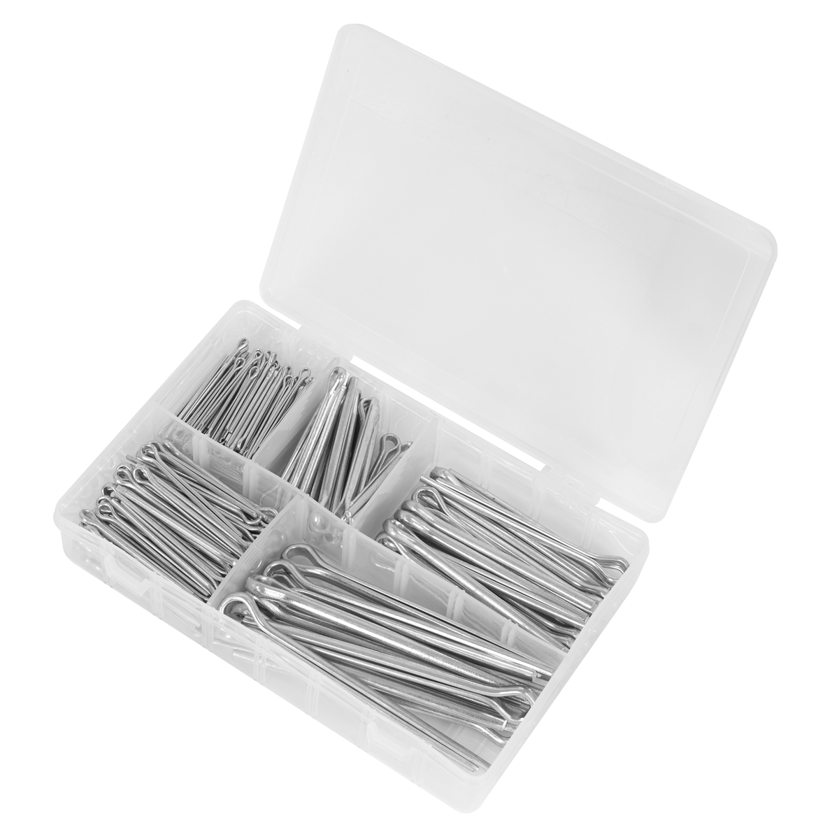 Sealey AB003SP Metric/Imperial Split Pin Assortment 230pc - Large Sizes