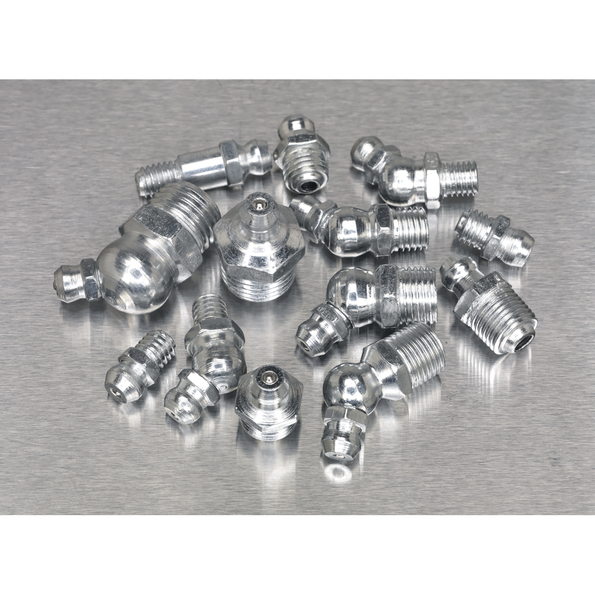 Sealey AB009GN Metric/BSP/UNF Grease Nipple Assortment 130pc