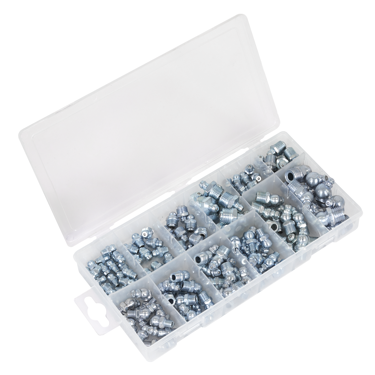 Sealey AB009GN Metric/BSP/UNF Grease Nipple Assortment 130pc