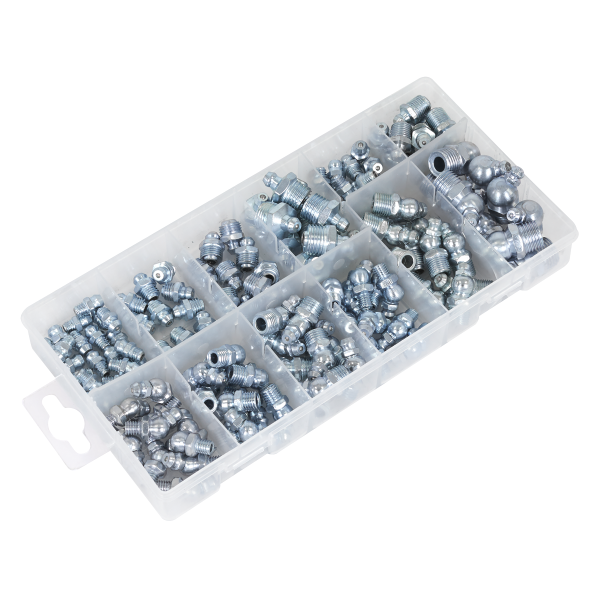 Sealey AB009GN Metric/BSP/UNF Grease Nipple Assortment 130pc
