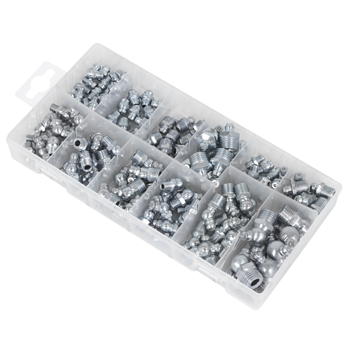 Sealey AB009GN Metric/BSP/UNF Grease Nipple Assortment 130pc