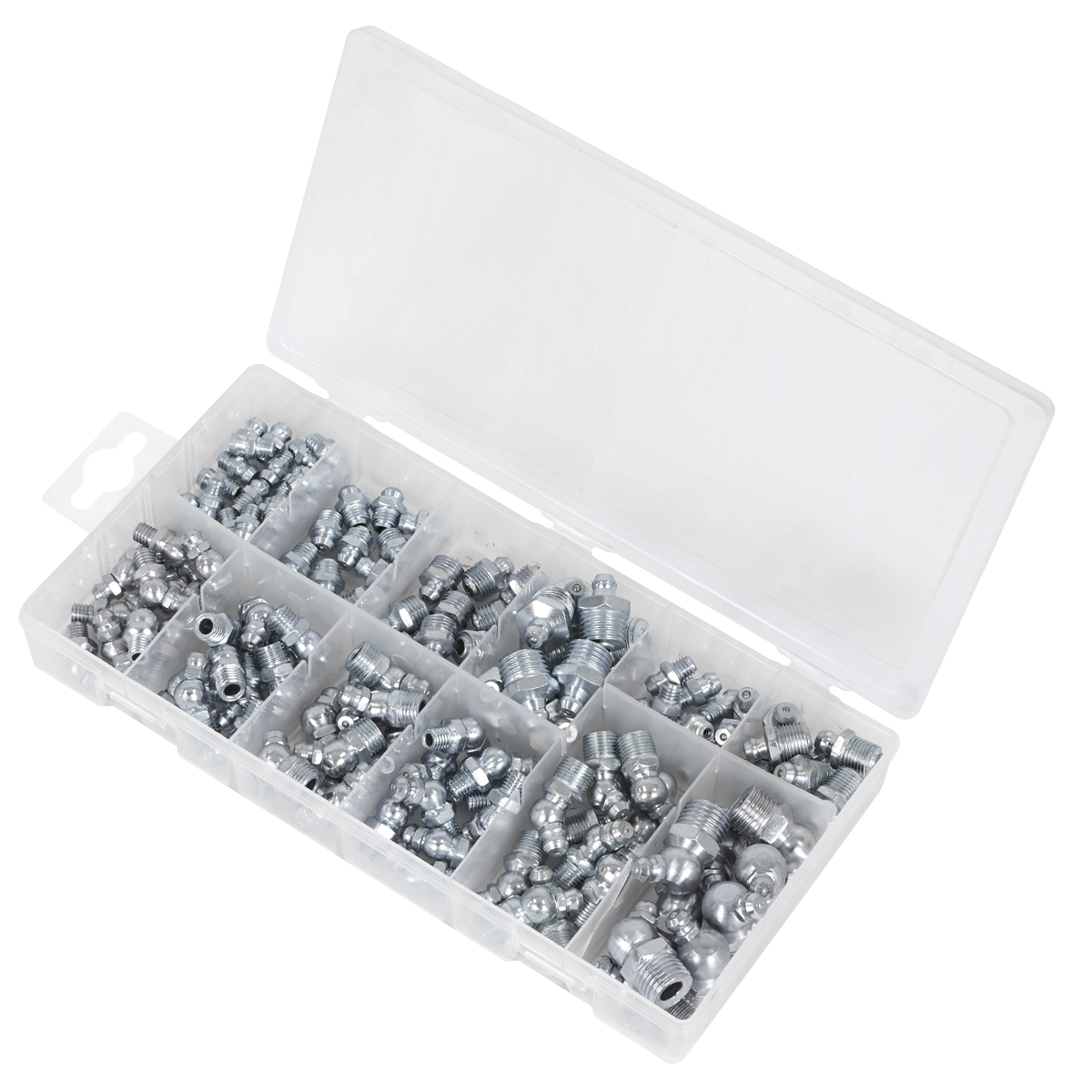 Sealey AB009GN Metric/BSP/UNF Grease Nipple Assortment 130pc