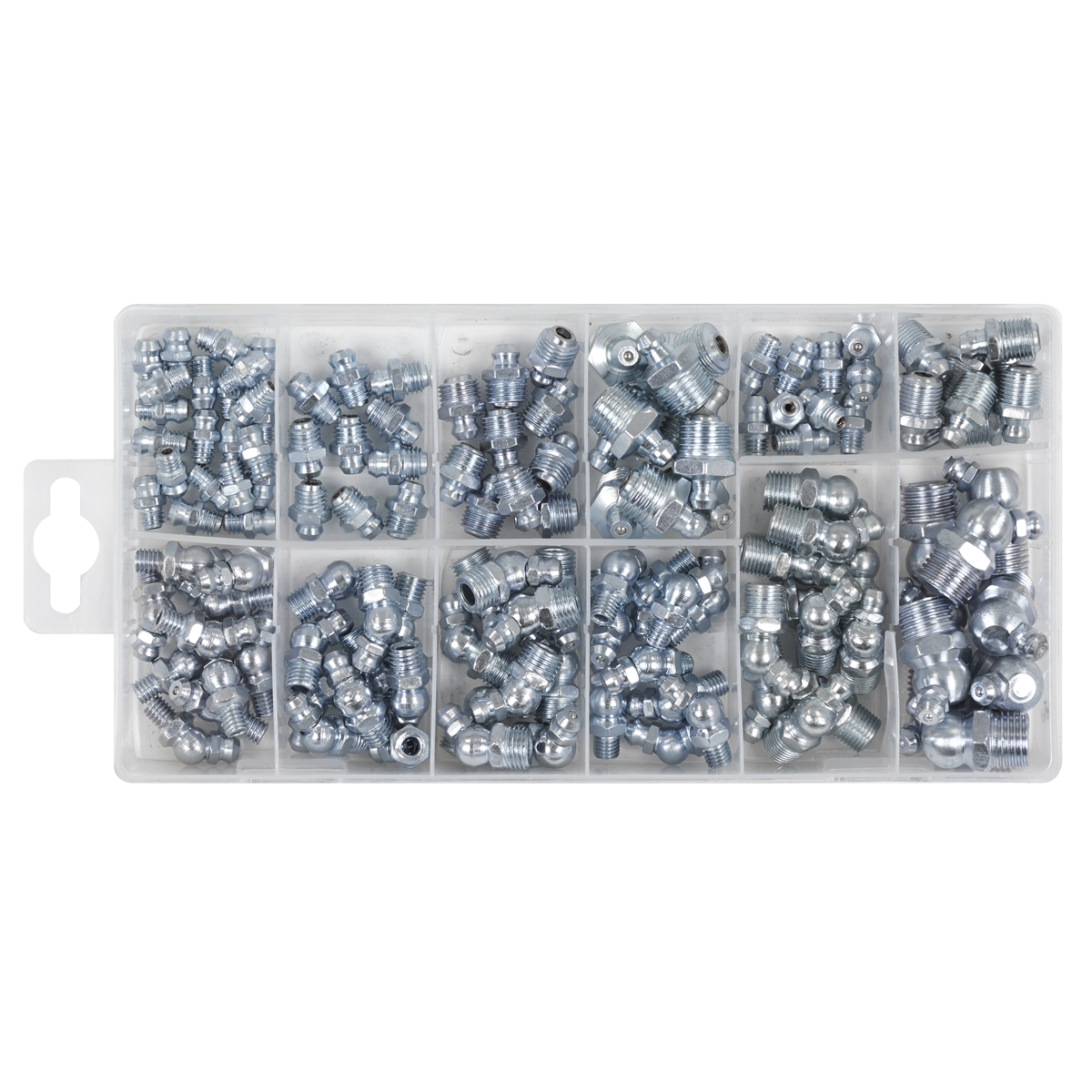 Sealey AB009GN Metric/BSP/UNF Grease Nipple Assortment 130pc