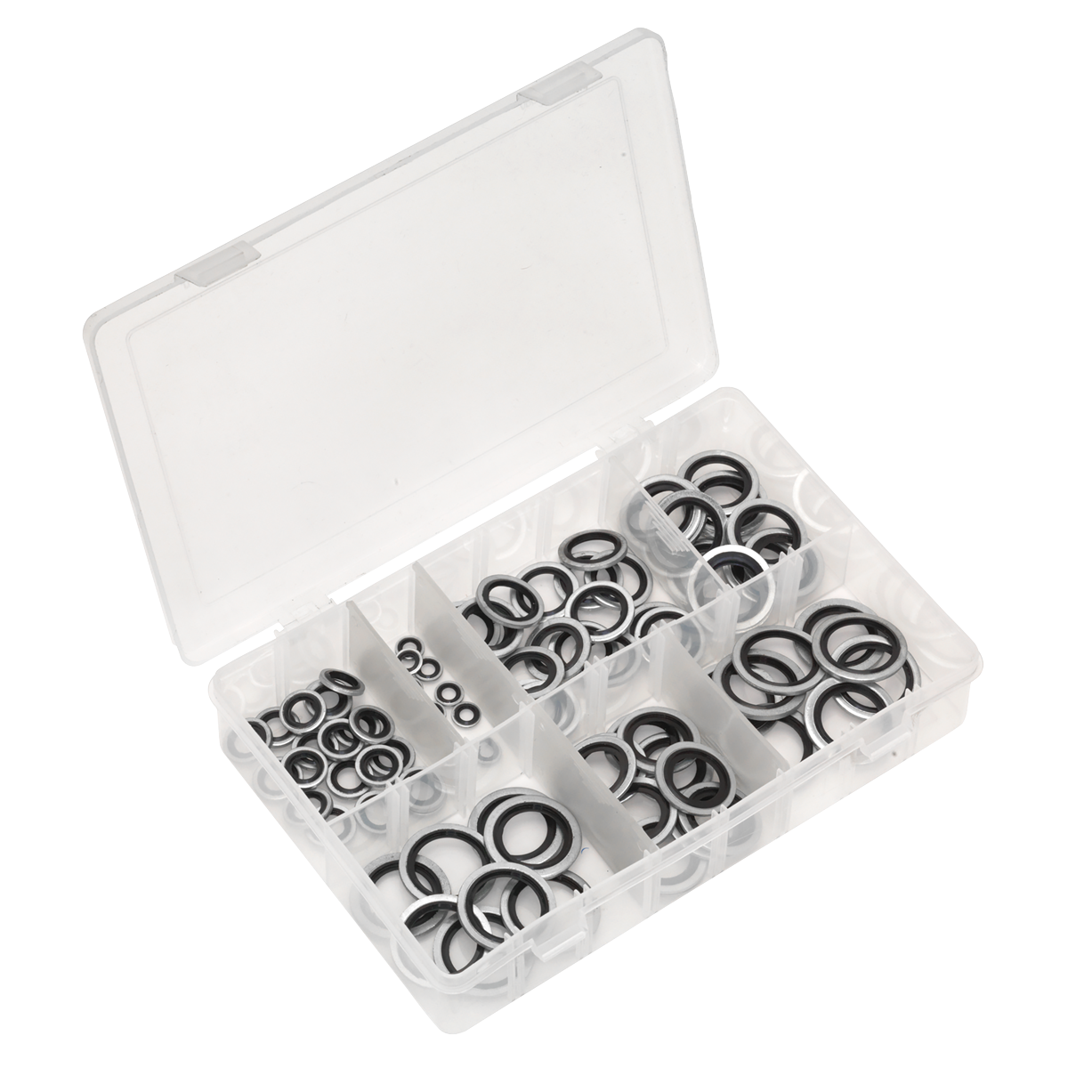 Sealey AB011DS Imperial BSP Bonded Seal (Dowty Seal) Assortment 84pc