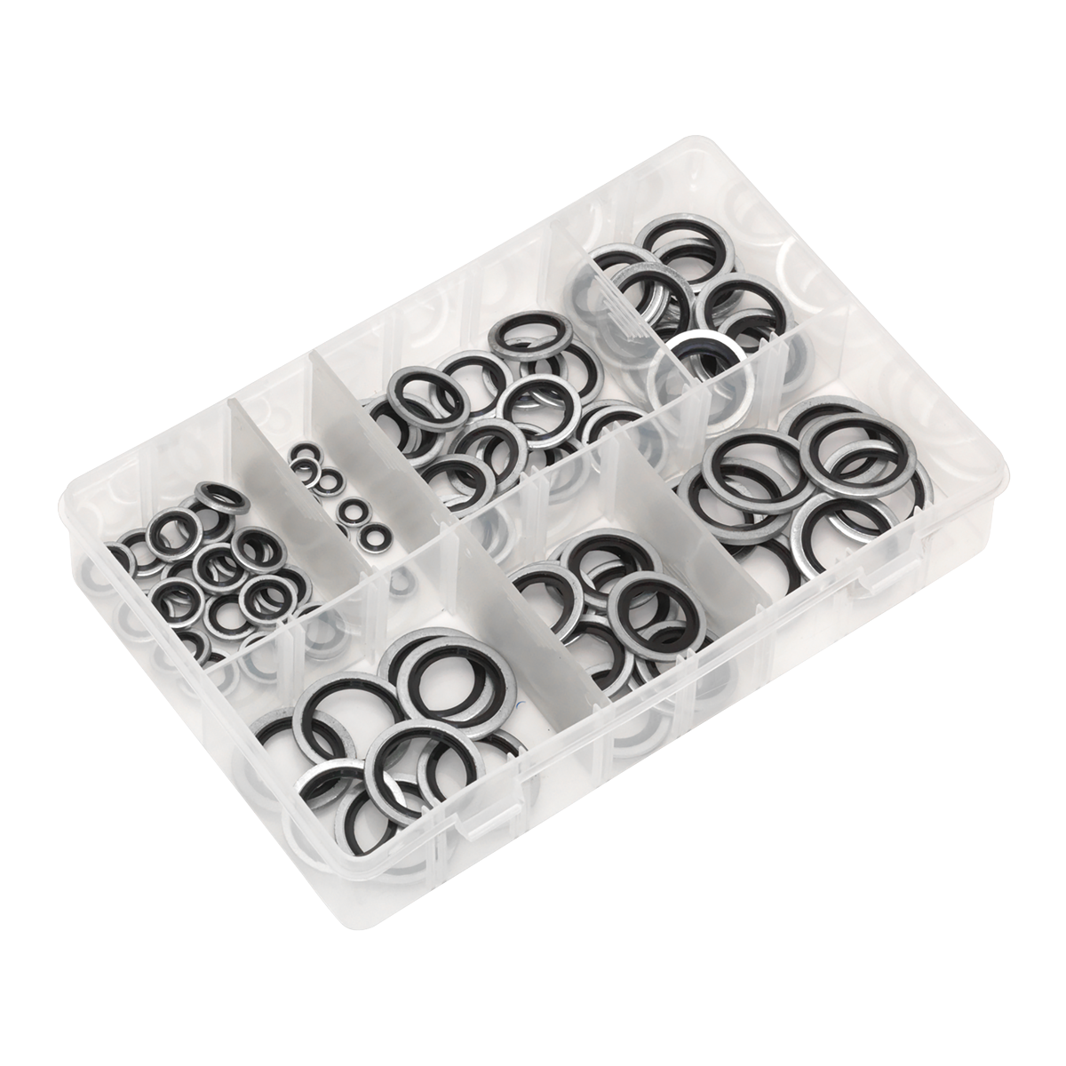 Sealey AB011DS Imperial BSP Bonded Seal (Dowty Seal) Assortment 84pc