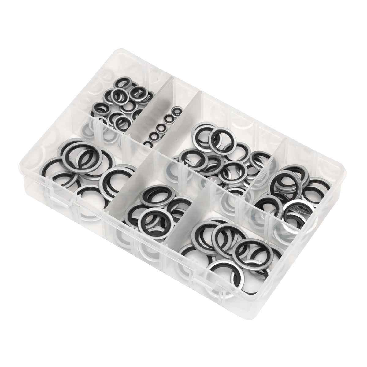 Sealey AB011DS Imperial BSP Bonded Seal (Dowty Seal) Assortment 84pc