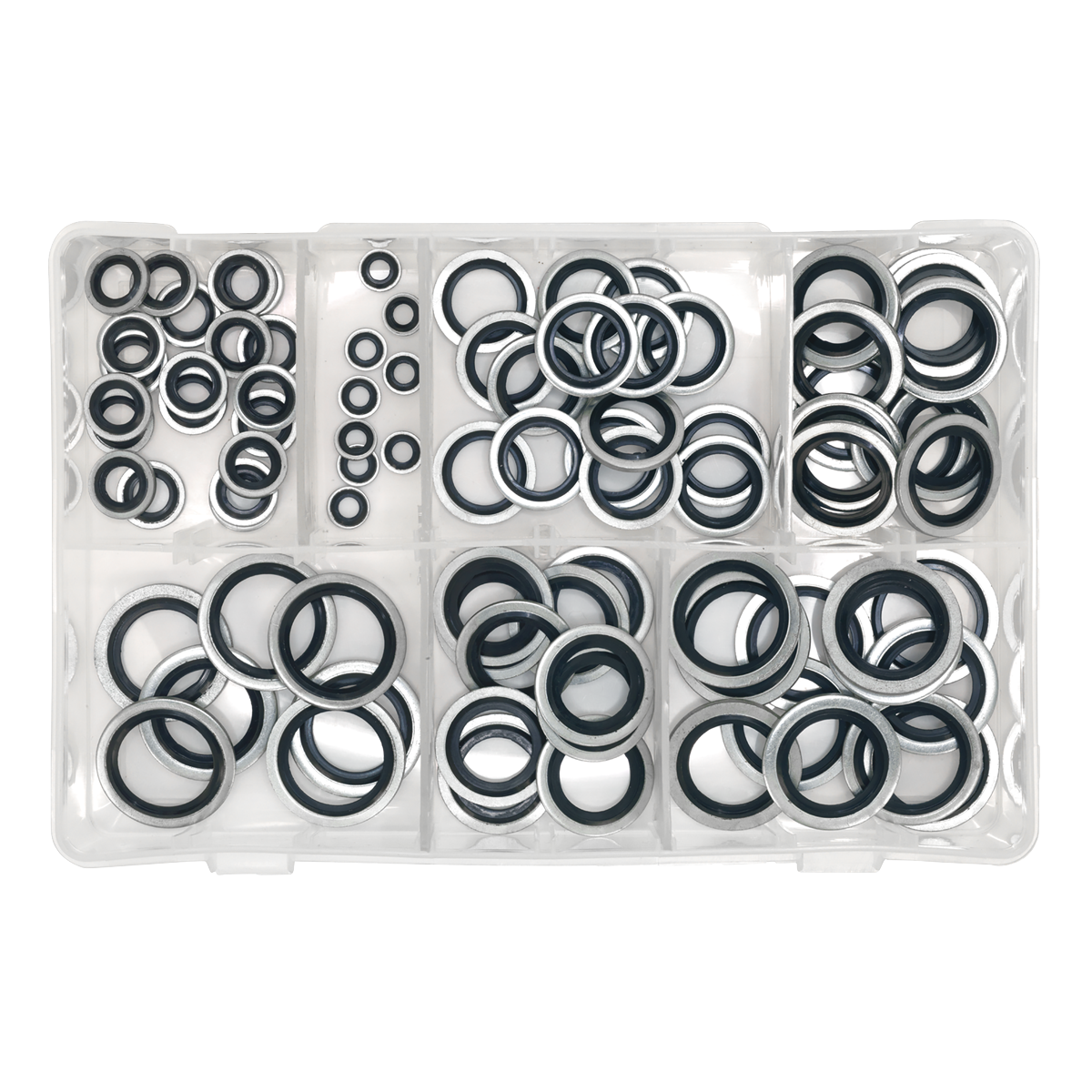 Sealey AB011DS Imperial BSP Bonded Seal (Dowty Seal) Assortment 84pc
