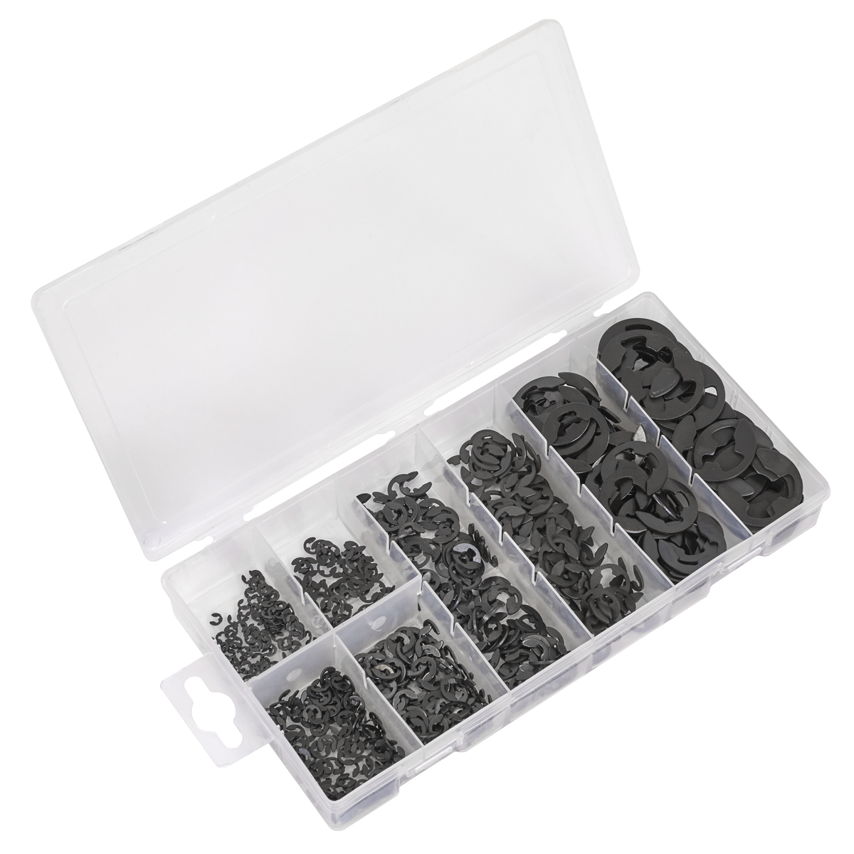 Sealey AB012ER E-Clip Retainer Assortment 800pc