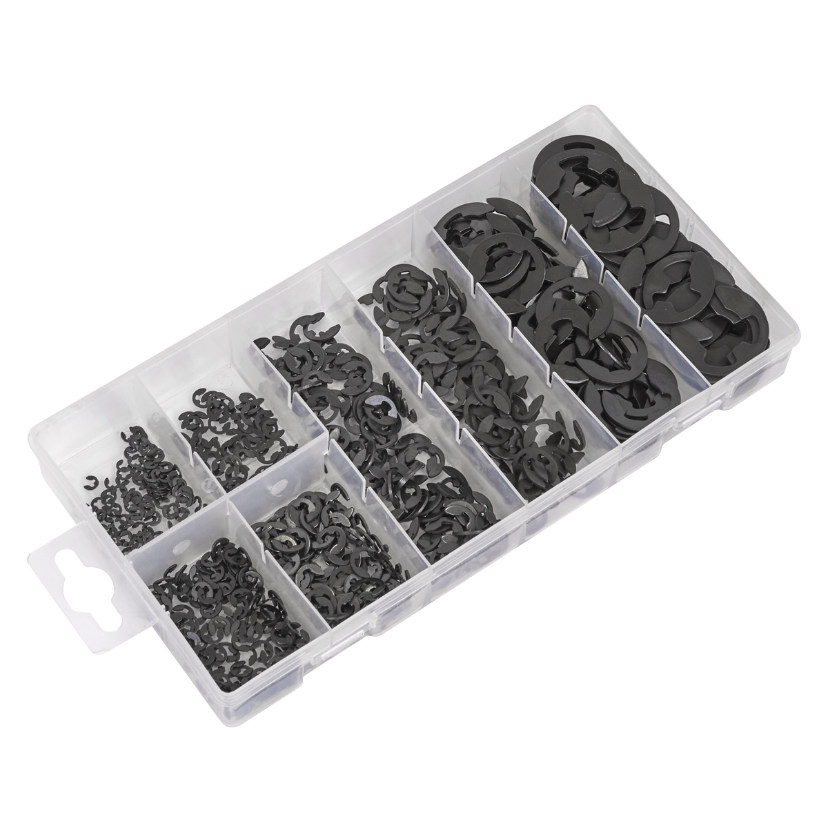 Sealey AB012ER E-Clip Retainer Assortment 800pc