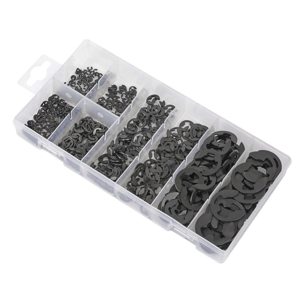 Sealey AB012ER E-Clip Retainer Assortment 800pc