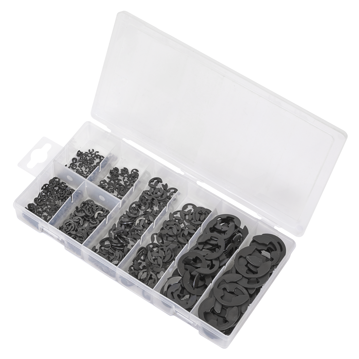 Sealey AB012ER E-Clip Retainer Assortment 800pc