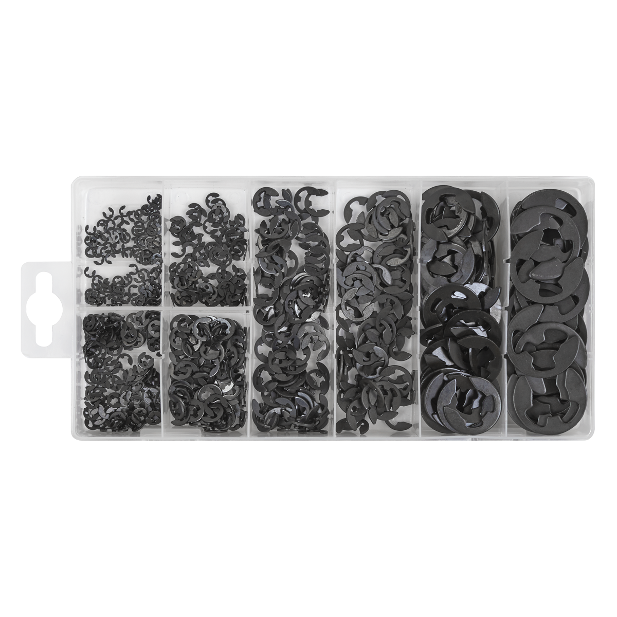 Sealey AB012ER E-Clip Retainer Assortment 800pc