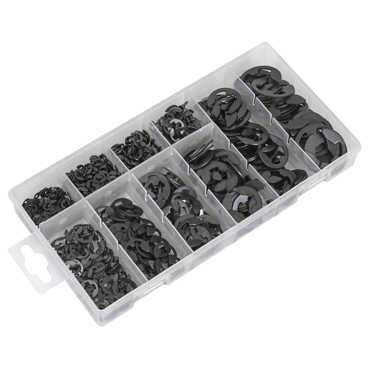 Sealey AB013ER Imperial E-Clip Retainer Assortment 800pc