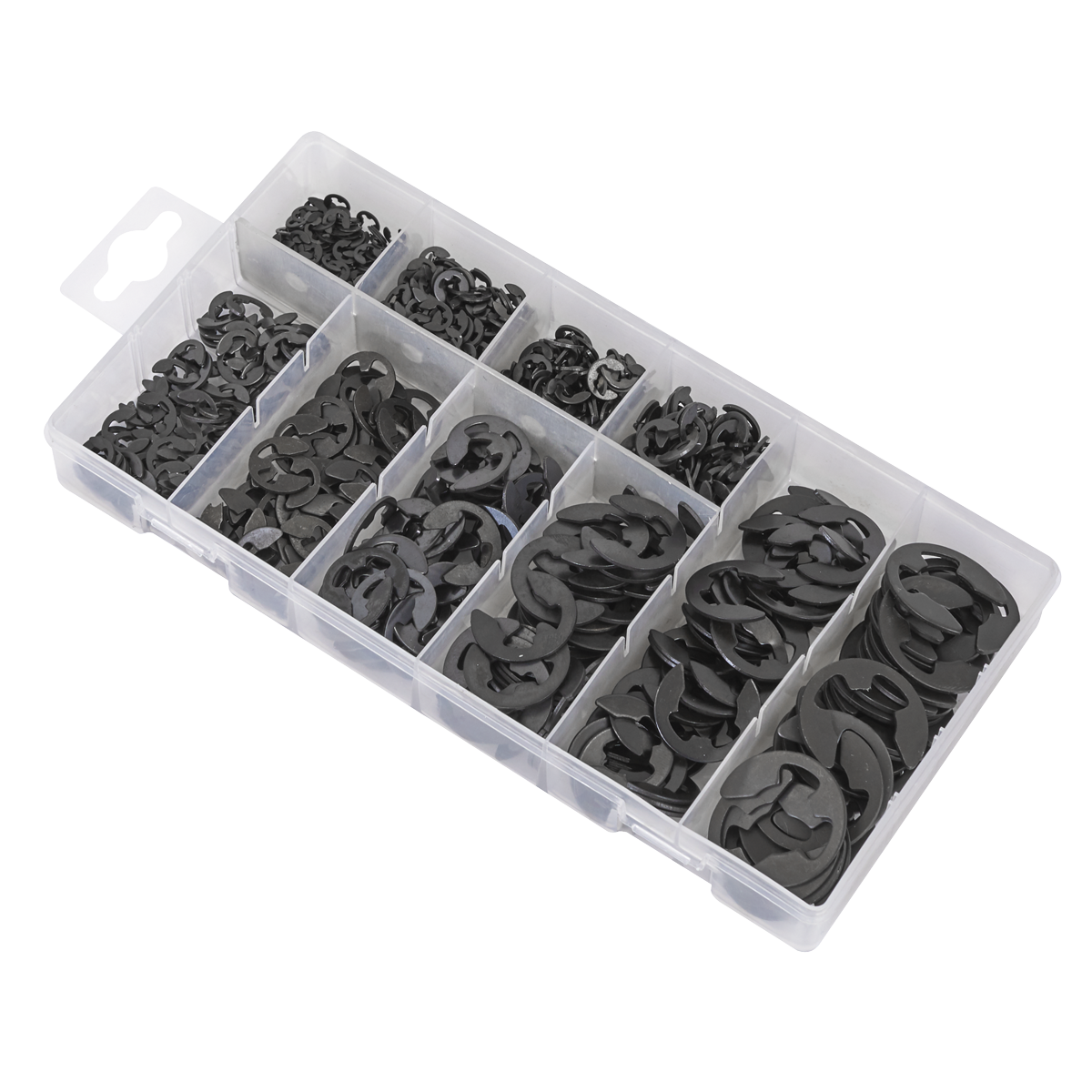 Sealey AB013ER Imperial E-Clip Retainer Assortment 800pc