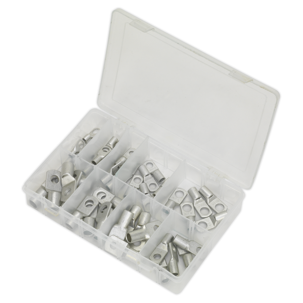 Sealey AB016CT Copper Lug Terminal Assortment 52pc