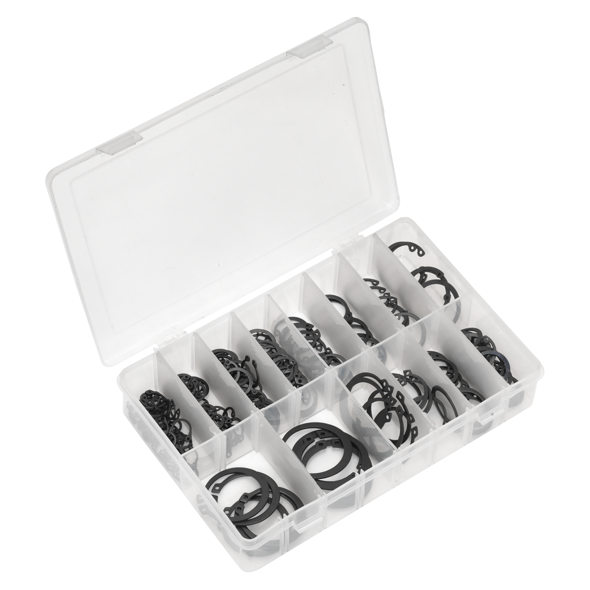 Sealey AB017CC Circlip Assortment Internal & External 200pc