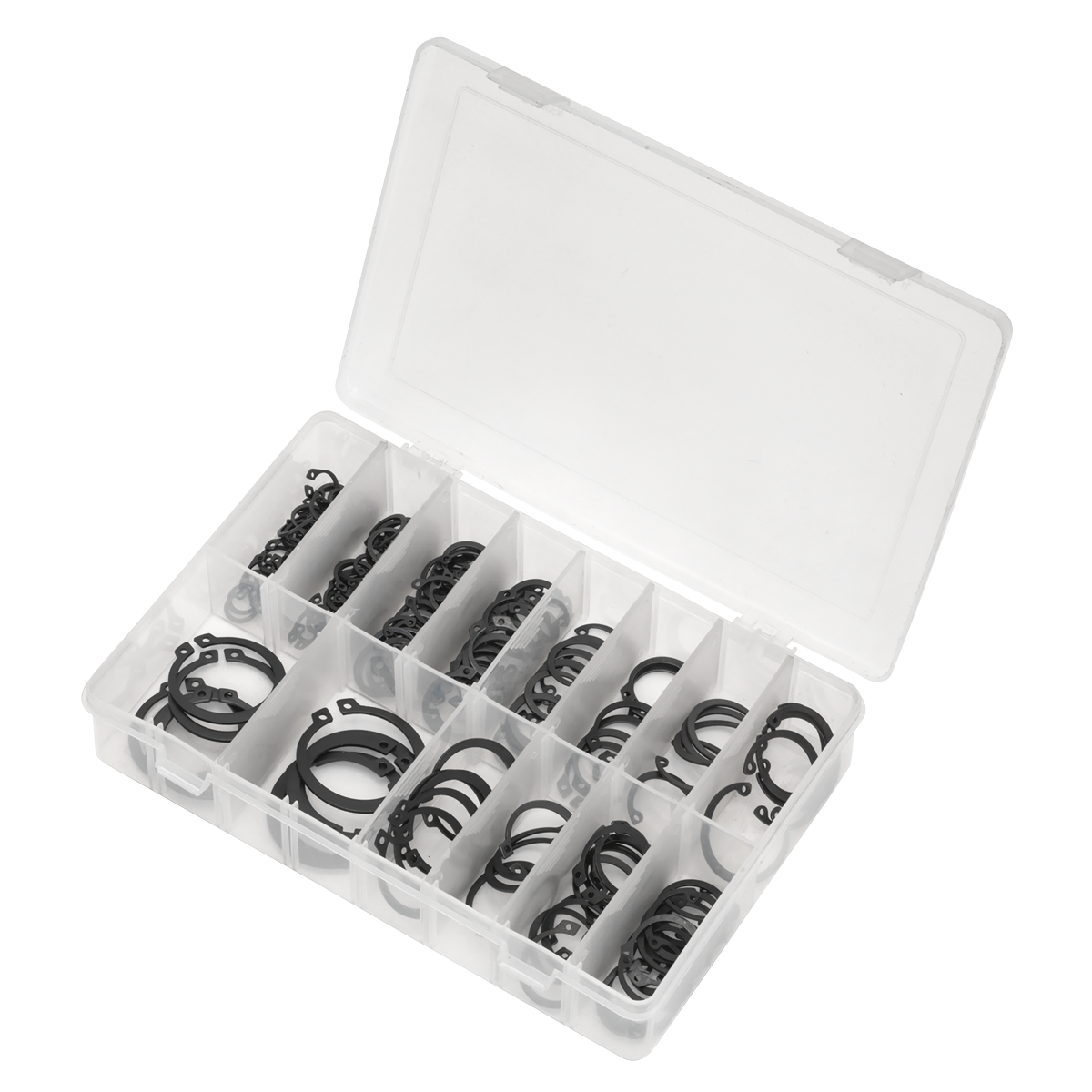 Sealey AB017CC Circlip Assortment Internal & External 200pc