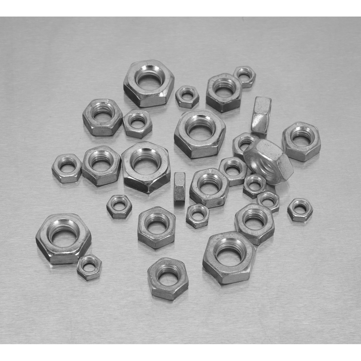 Sealey AB028SN Steel Nut Assortment M5-M10 370pc