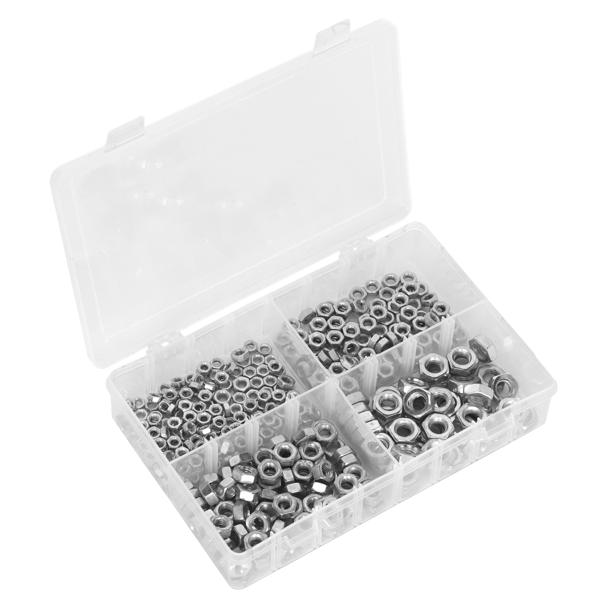 Sealey AB028SN Steel Nut Assortment M5-M10 370pc