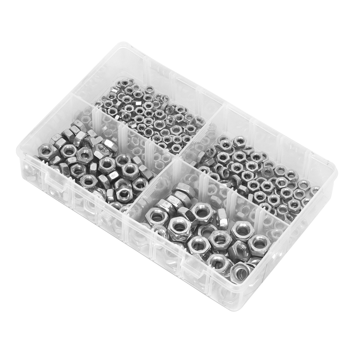 Sealey AB028SN Steel Nut Assortment M5-M10 370pc