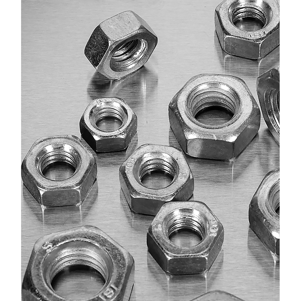 Sealey AB030SN Steel Nut Assortment 1/4"-1/2"UNC 320pc