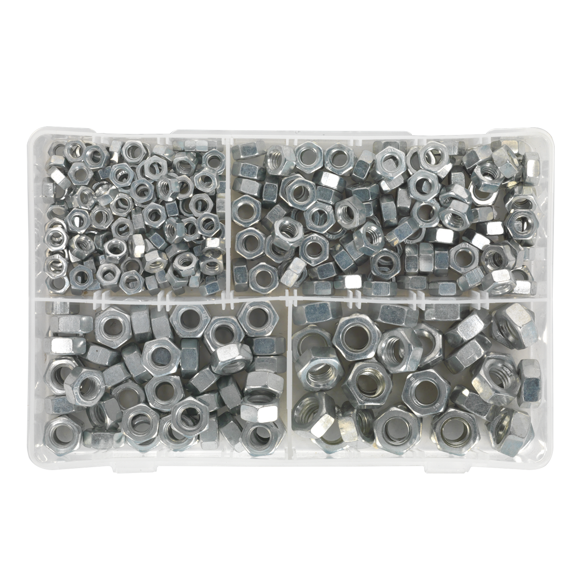 Sealey AB030SN Steel Nut Assortment 1/4"-1/2"UNC 320pc