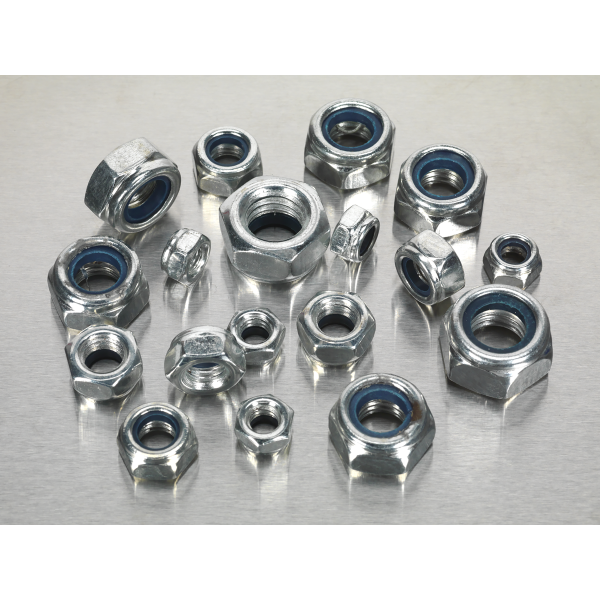 Sealey AB032LN Nylon Locknut Assortment M6-M12 300pc
