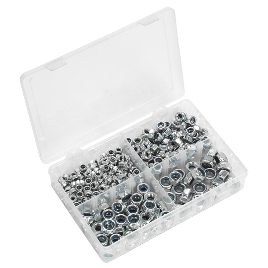 Sealey AB032LN Nylon Locknut Assortment M6-M12 300pc