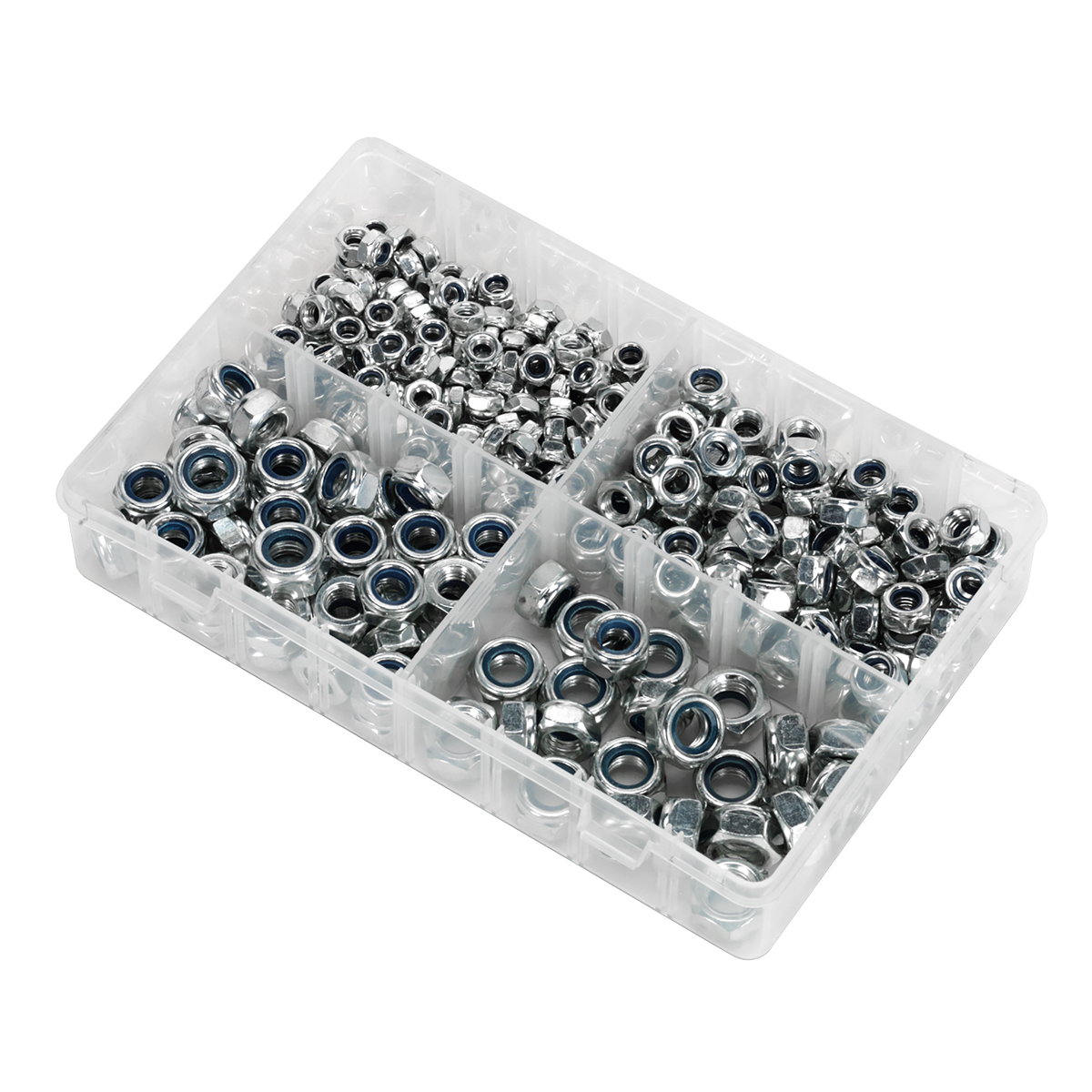 Sealey AB032LN Nylon Locknut Assortment M6-M12 300pc