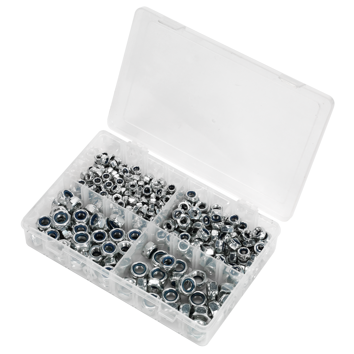 Sealey AB032LN Nylon Locknut Assortment M6-M12 300pc