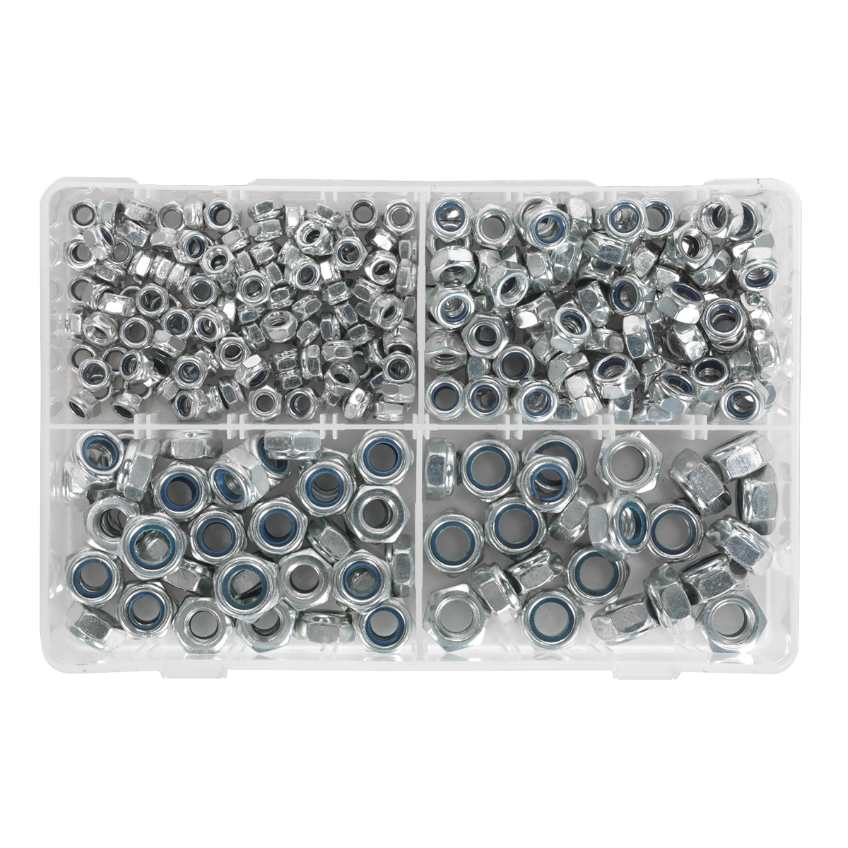 Sealey AB032LN Nylon Locknut Assortment M6-M12 300pc