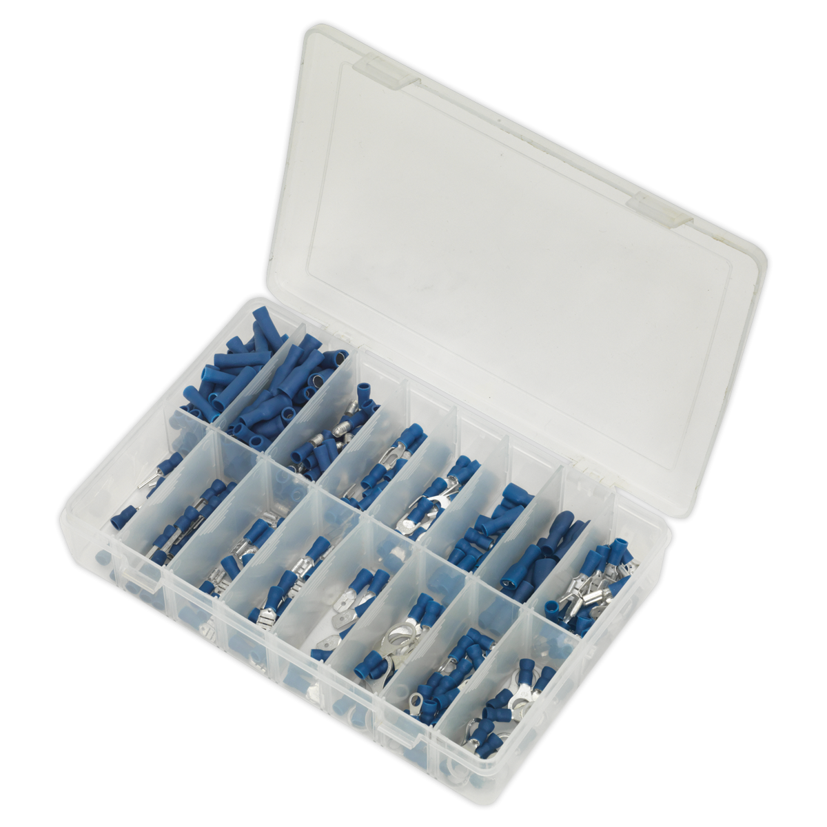 Sealey AB040BT Crimp Terminal Assortment 280pc - Blue