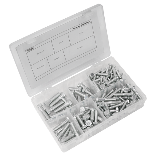 Sealey AB047UNF Setscrew Assortment 144pc 1/4"-3/8"UNF
