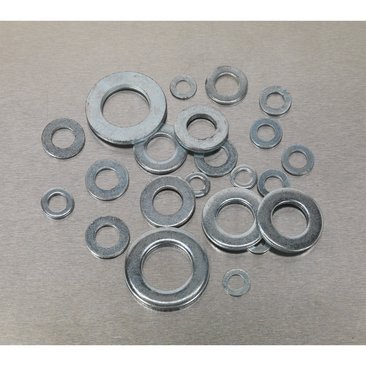 Sealey AB055WA Flat Washer Assortment M5-M16 Form A 1070pc