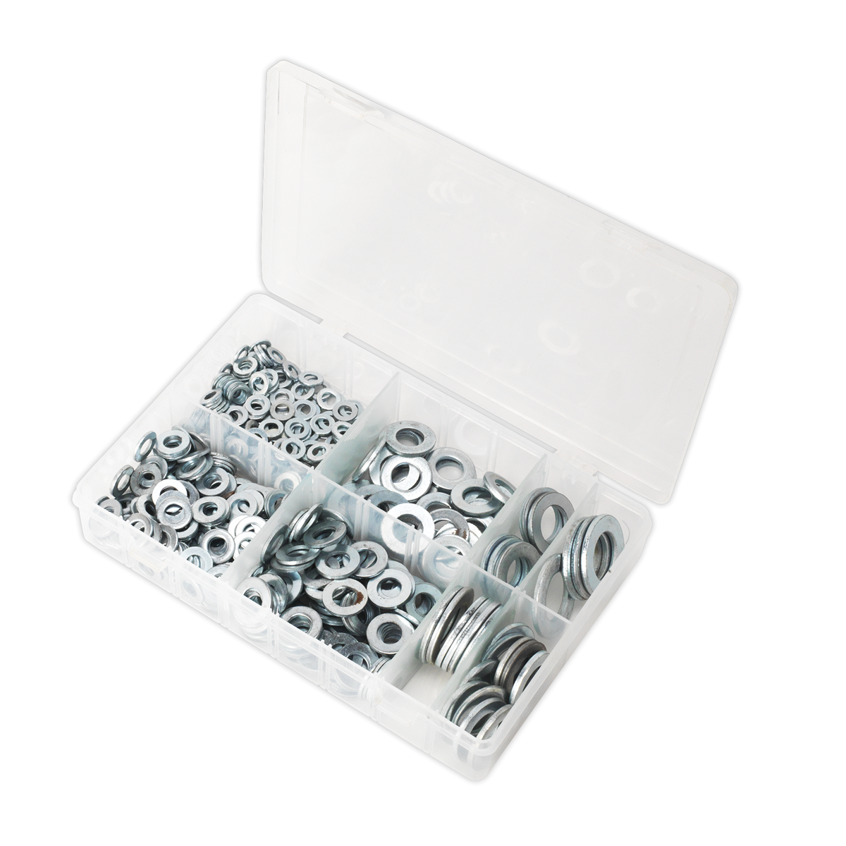 Sealey AB056WC Flat Washer Assortment M6-M24 Form C 495pc