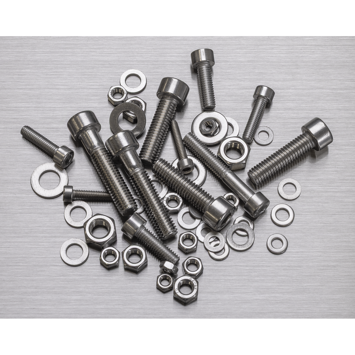 Sealey AB0710SS Stainless Steel Hex Socket Bolt, Washer & Nut Assortment 710pcs