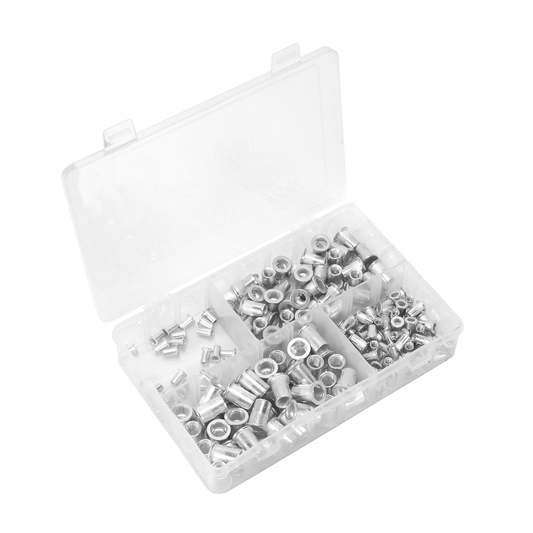 Sealey AB073TI Threaded Insert (Rivet Nut) Splined Assortment M4-M8 200pc