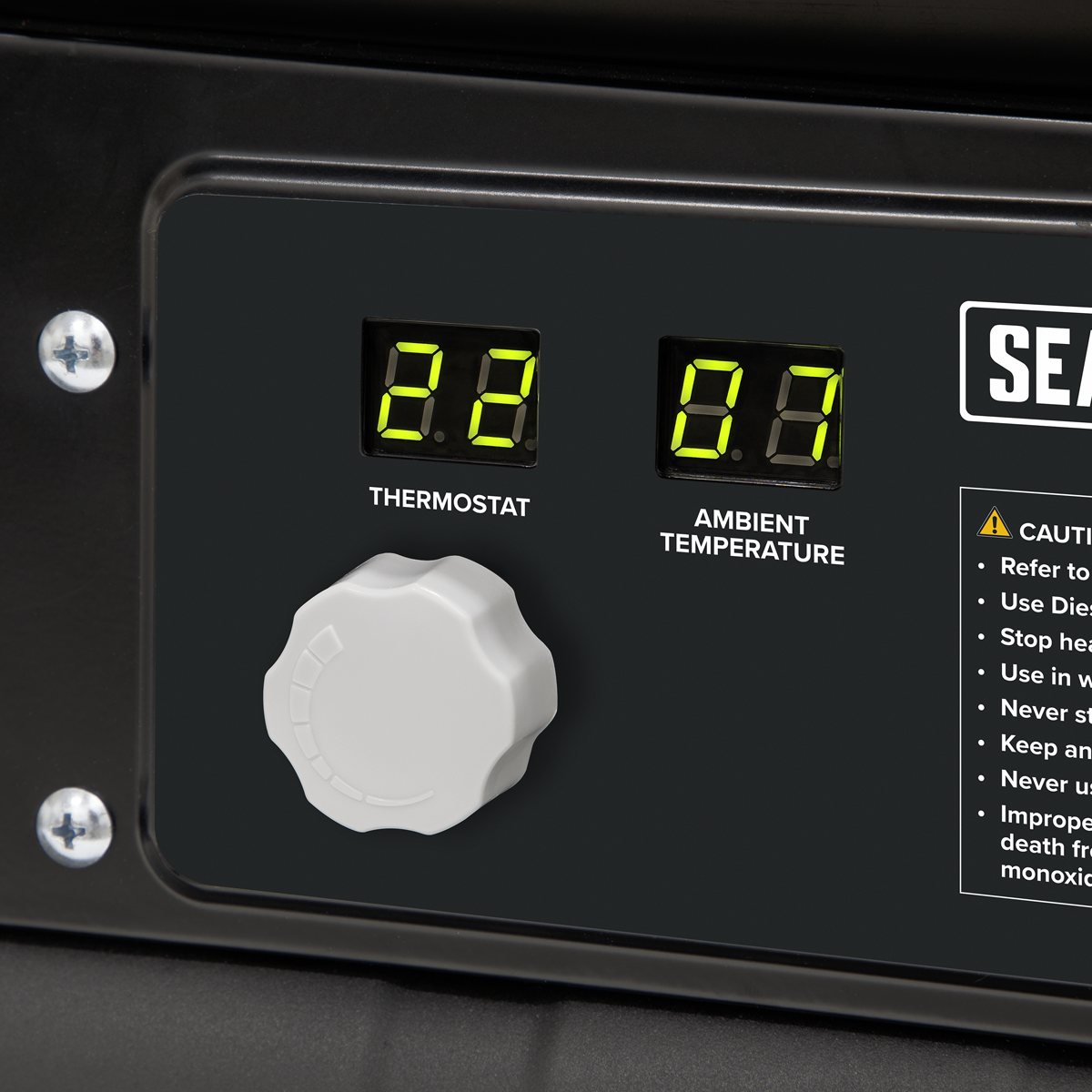 Sealey AB1008 Space Warmer® Kerosene/Diesel Heater with Wheels 100,000Btu/hr