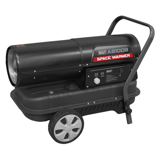 Sealey AB1008 Space Warmer® Kerosene/Diesel Heater with Wheels 100,000Btu/hr