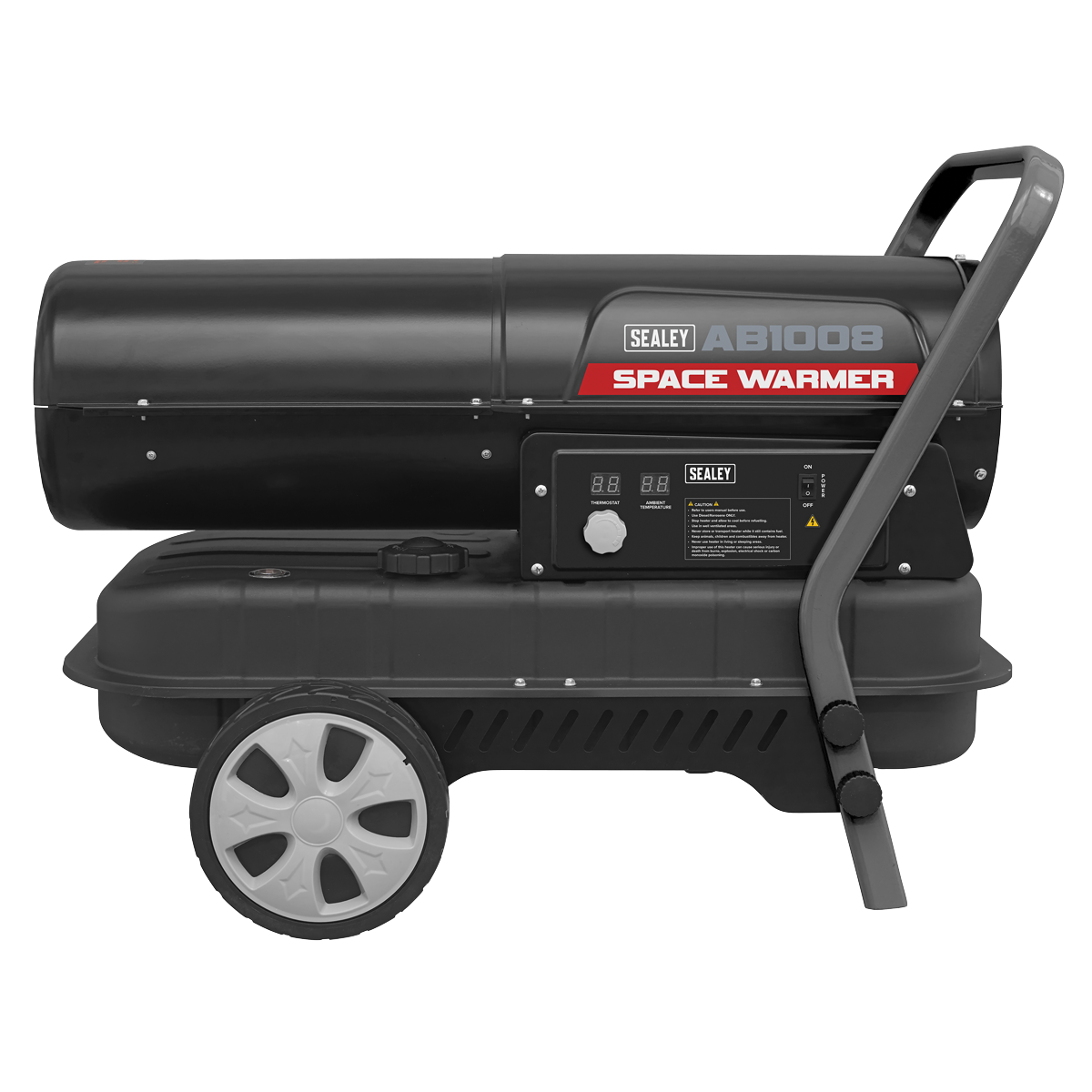 Sealey AB1008 Space Warmer® Kerosene/Diesel Heater with Wheels 100,000Btu/hr